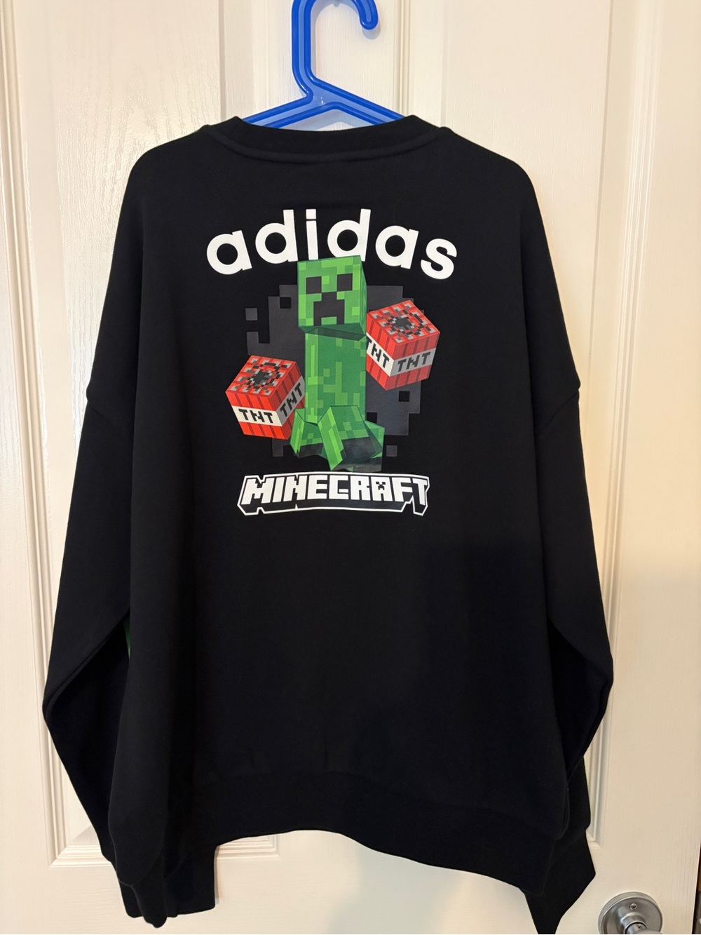 BNWOT Kids Adidas & Minecraft Sweatshirt